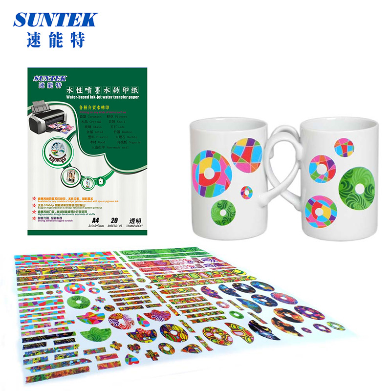 Light Color Inkjet Water Transfer Decal Paper for Nail