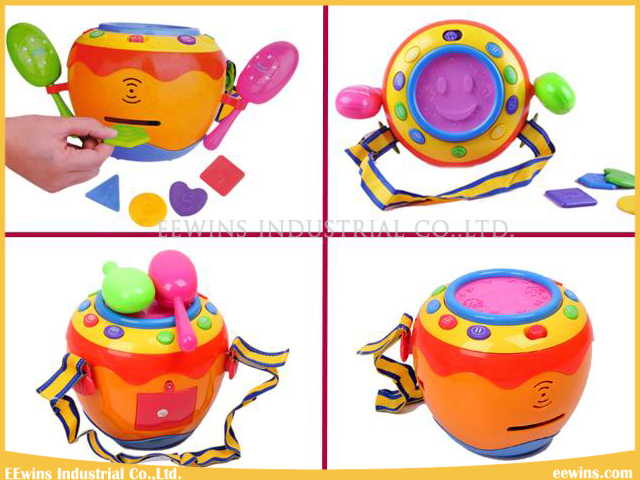 Baby Toys Smile Musical Toys Drum for Babies