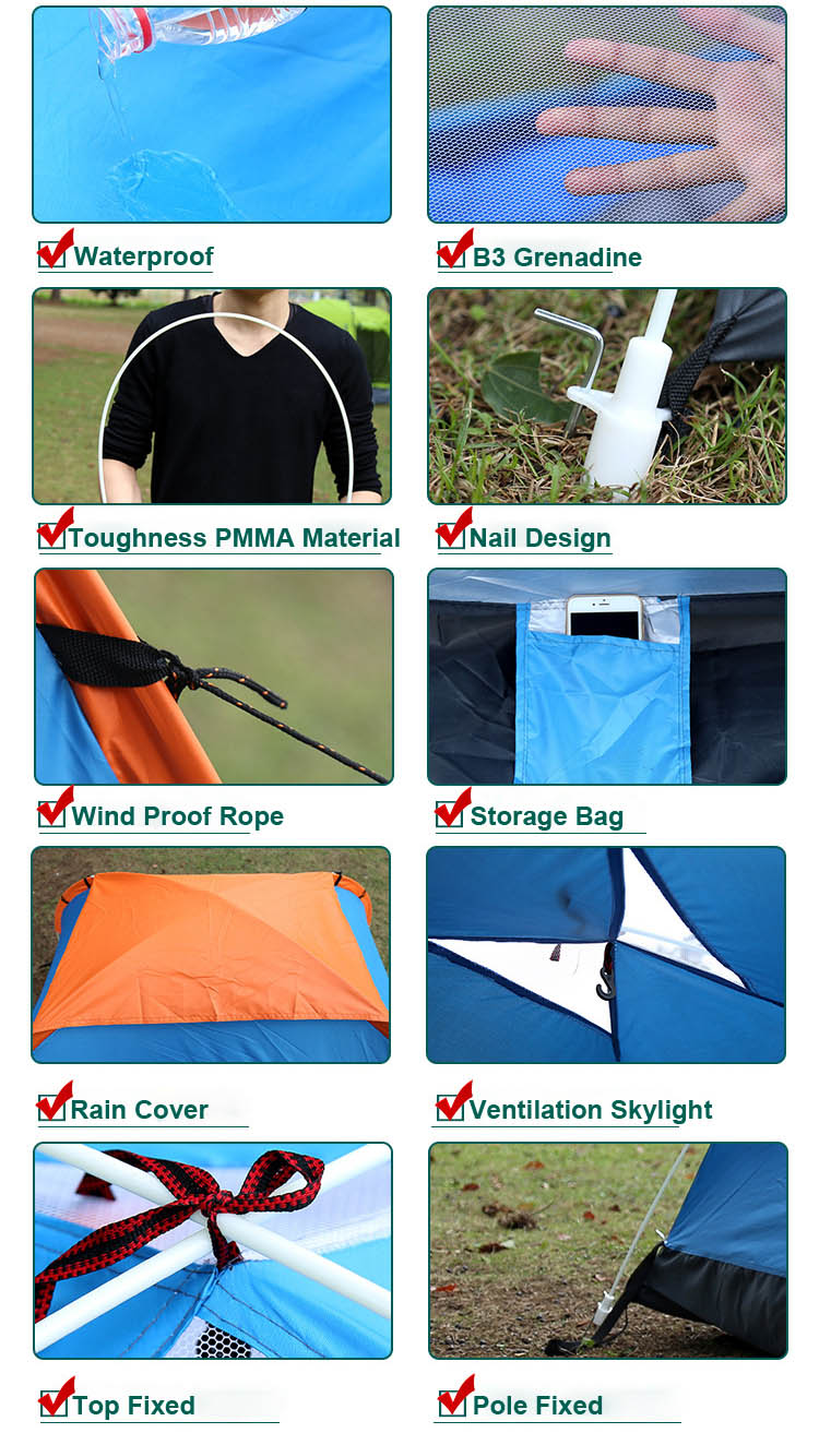 Outdoor Awning Camping Tents, Sunshade Tents, Beach Tents