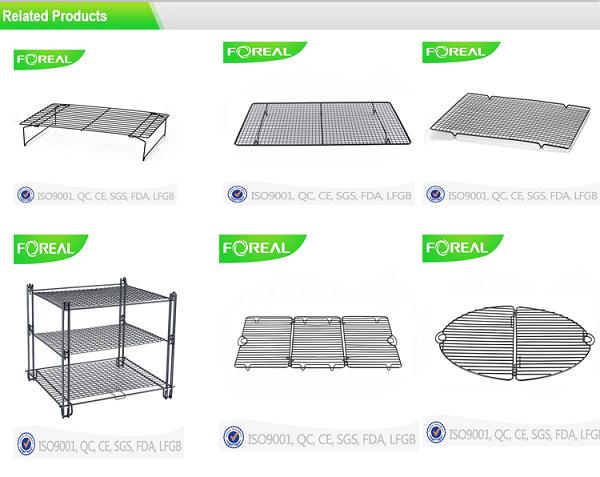 LFGB Approved Teflon Non-Stick Coating Cooling Rack