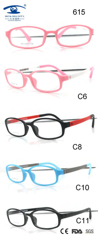 2015 Fashion Cheap Children Memory Plastic Optical Glass (615)