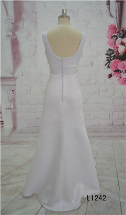 Custom Made A-Line Wedding Dress Tulle Lace Bridal Gown