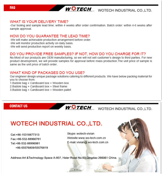 Mamak 3 Die Cast Spare Parts of Wotech China