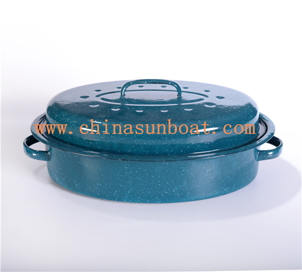 Sunboat Enamel Roaster Kitchenware/ Kitchen Appliance/Enamelware