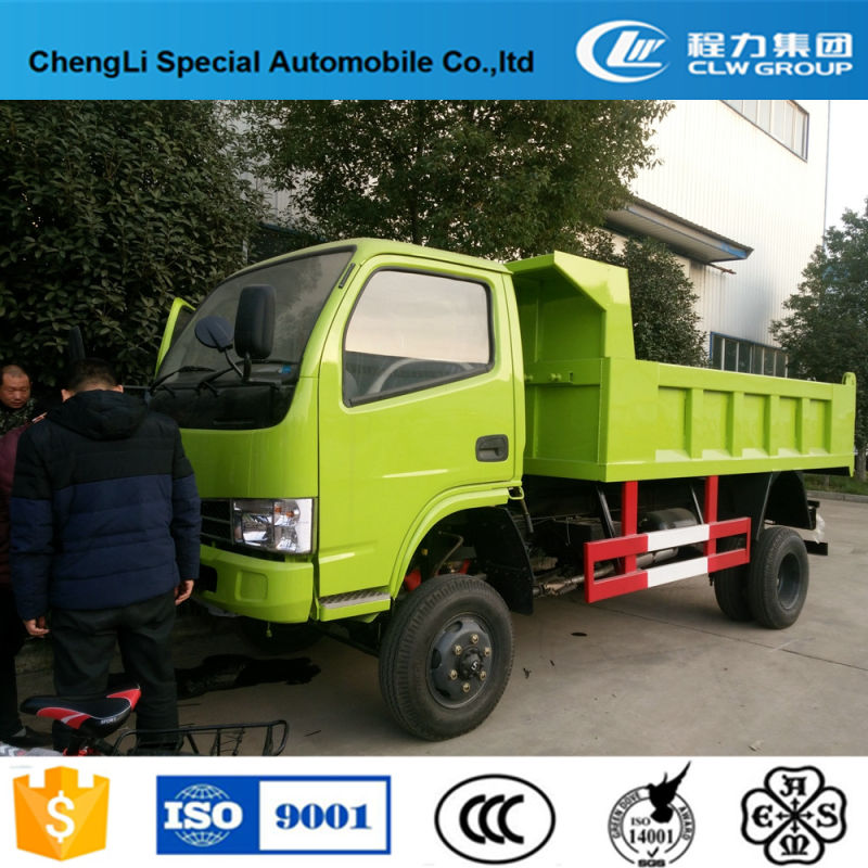 Customized Dongfeng 4*2 Mini Dump Truck for Sale