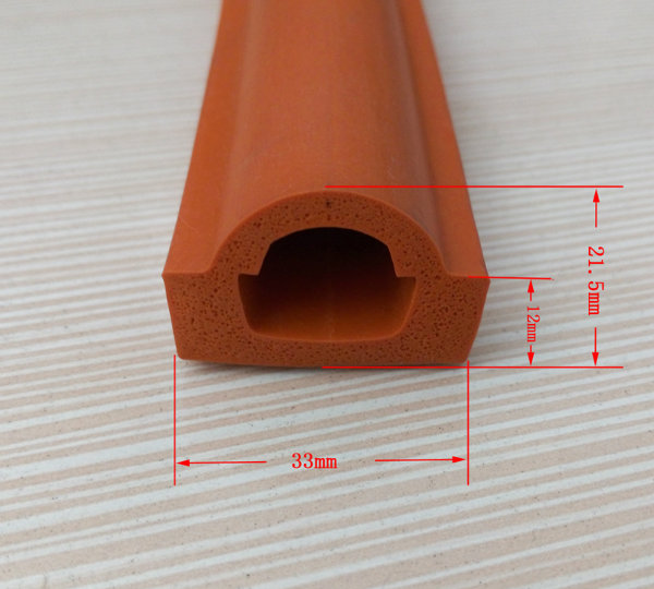 Truck Refrigerated Door Edge Gap Silicone Sponge Profile