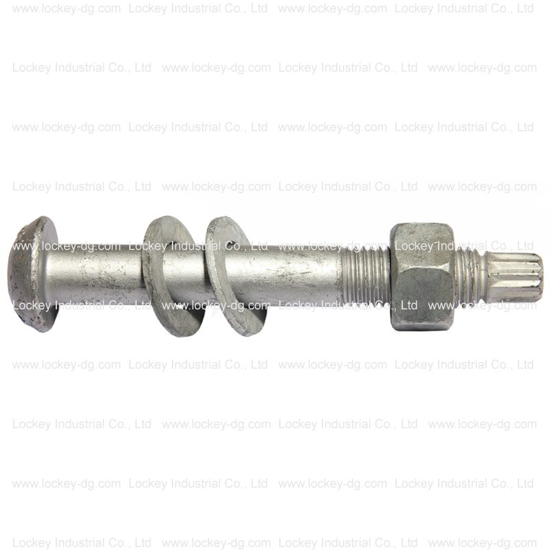 A490 Structural Bolt, Alloy Steel, Heat Treated, 150ksi Minimum Tensile Strength