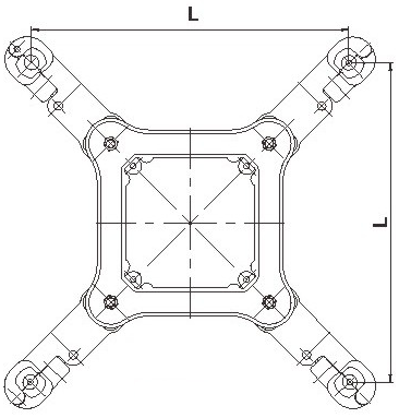 Fjz4 Type Four Split Conductor Damper Spacer