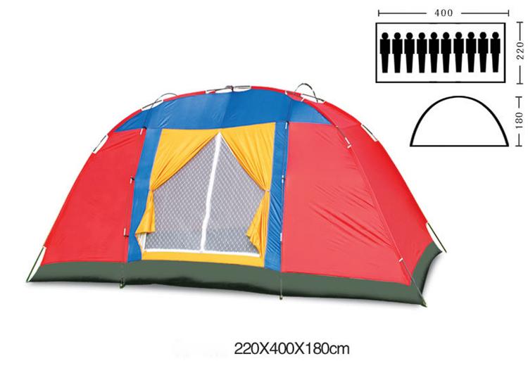 10 Persons (220*400*180) mm out Door Tent