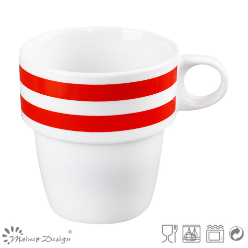 Decal Stackable New Bone China Mug