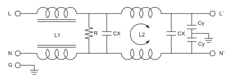 AC Single Phase EMI Filter for Embroidery Machine