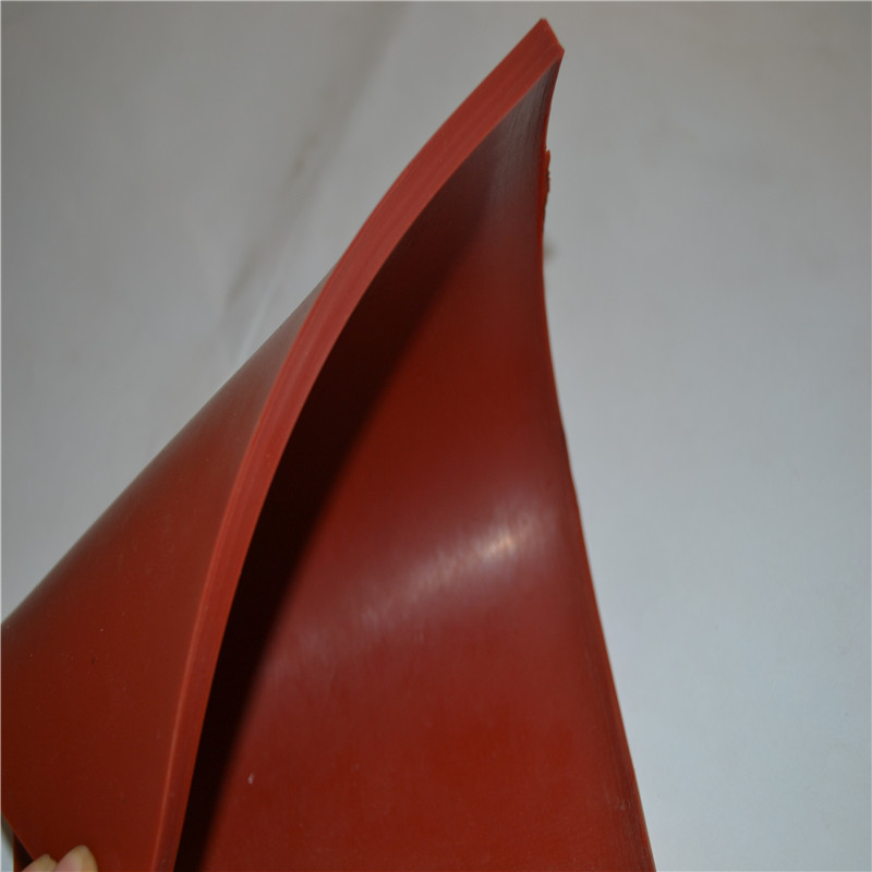 Red Color High Temperature Silicone Rubber Sheet