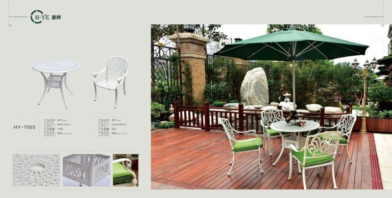 Outdoor Cast Aluminium Table (HY-T005)