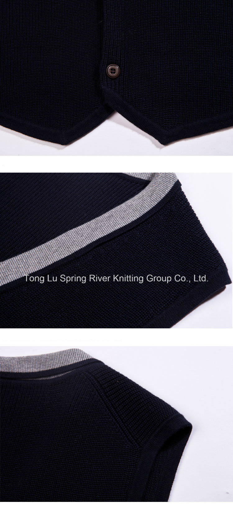 Manufactory Knitting Vest Sweater for Man