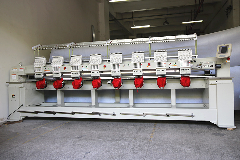 High Speed 8 Head 15 Color Computerized Embroidery Machine Wy1508c