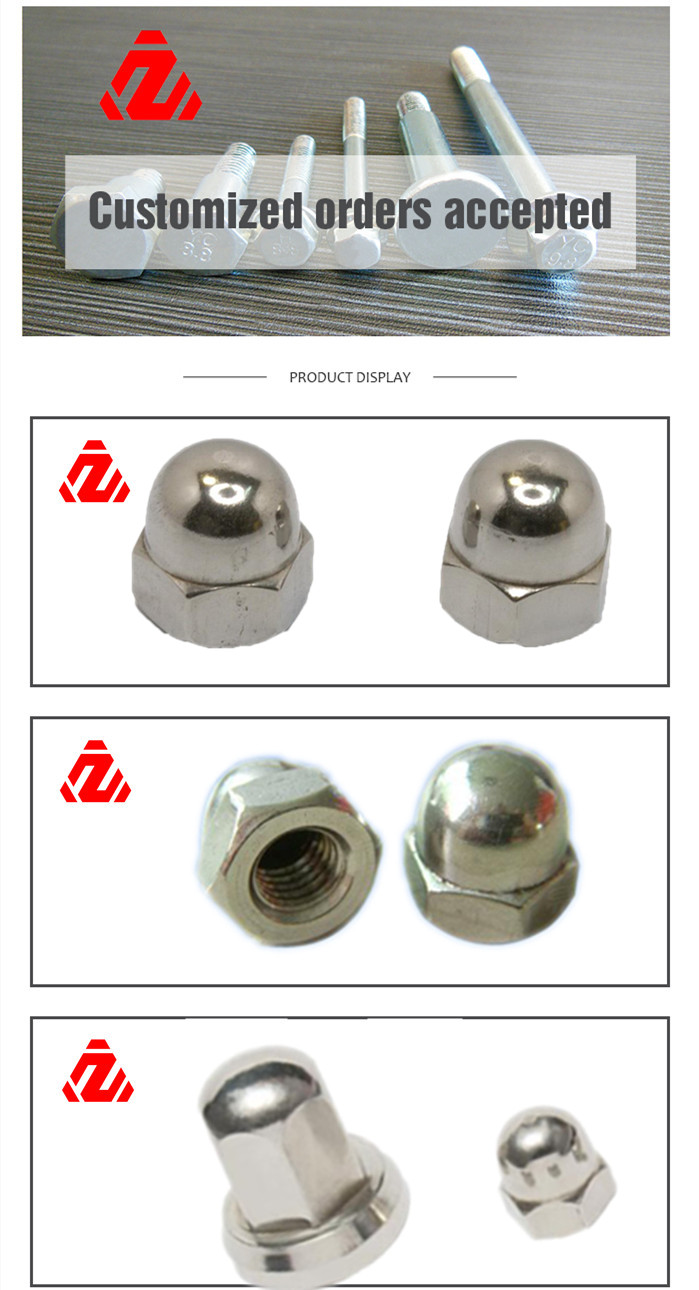 DIN1587 Stainless Steel Hex Cap Nut