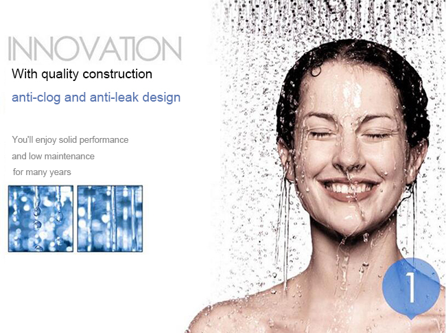 Multi-Function High Quality Bathroom Accessories Rain Shower Head