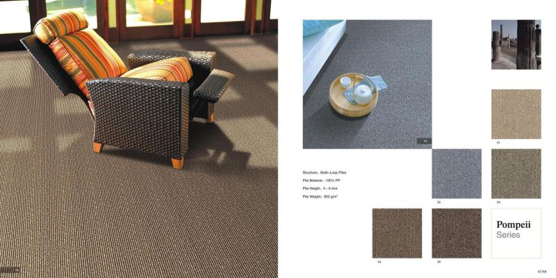 Machine Made Tufted Cut & Loop Polypropylene Hotel Carpets