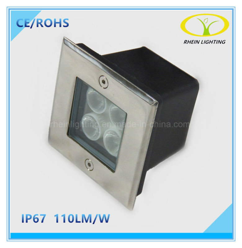 24V 4W Outdoor Square LED Inground Light for Plaza