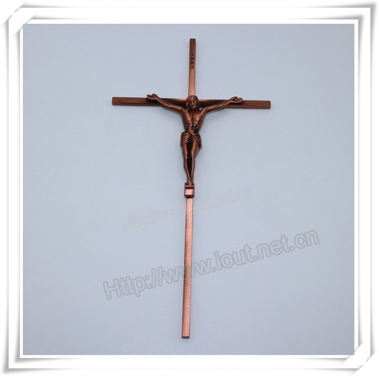 Christian Alloy Cross Religious Jesus Crucifix, Catholic Crucifix (IO-ca099)