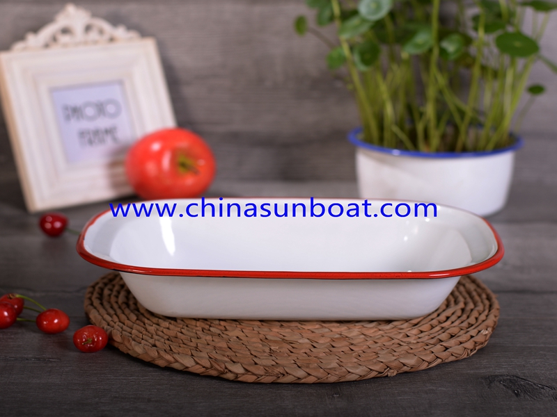 Enamel Customized Butter Dish