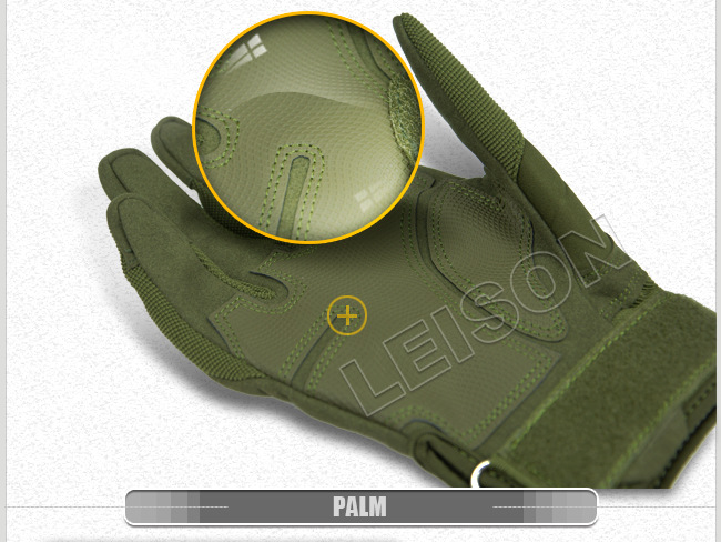 Tactical Gloves of Excellent Fiber and Leather Material