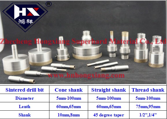 Sintered Diamond Hole Saw for Glass Drilling