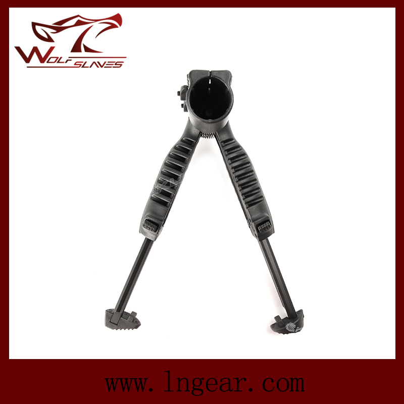 Military Airsoft Tactical Ris Total Bipod Flashlight Holder Combat Foregrip Grip