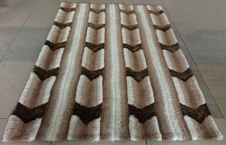 Polyester Modern Shaggy Rugs with 3D Effects -2 (CYXH0053-01)