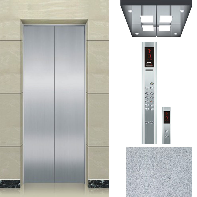 Capacity 1000kg, 1.75m/S Machine Roomless Passenger Elevator