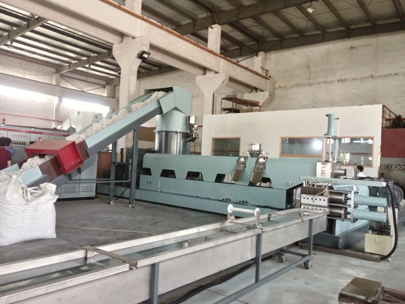 PP Cement Bag Pelletizing Machinery for Plastic Recycling Granulator