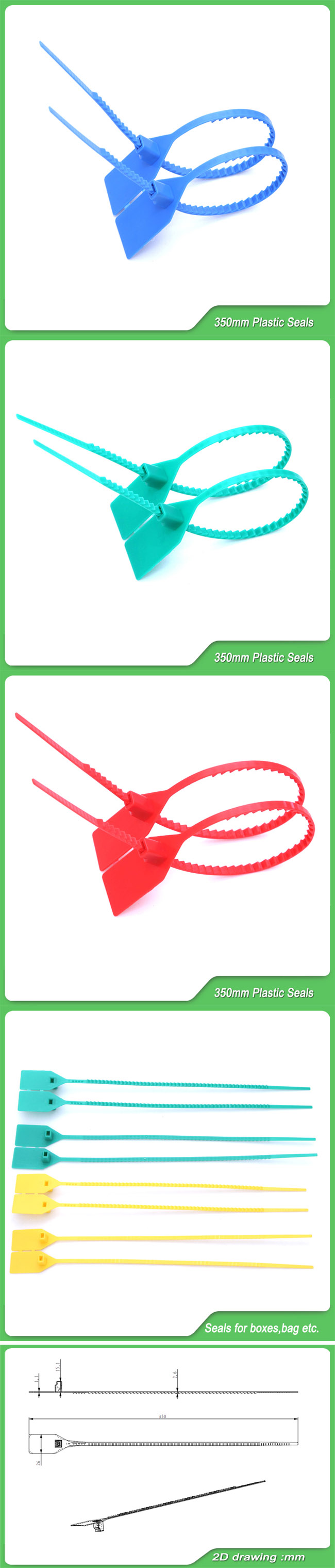 Bag Seal (JY-350) , Plastic Security Seal