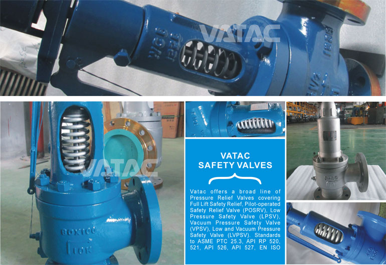 Spring Loaded Cast RF Flanged Full Nozzle Safety Valve