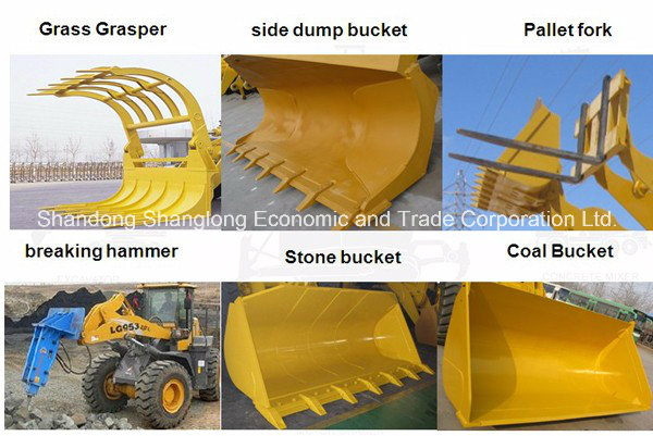 3ton Rock Bucket Wheelloader for Stonecrashing Industry