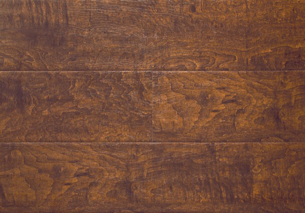 Vinyl Plank Hand-Scraped Oak Parquet Laminate Flooring