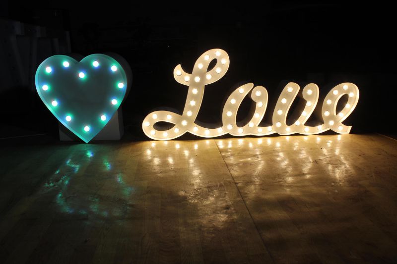 Light Bulb Love Letters for Lover