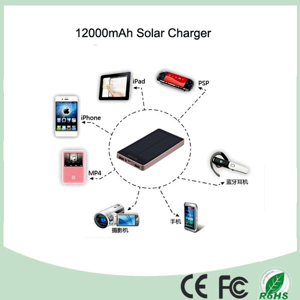 2016 Promotional Wholesale Solar Power Bank 12000mAh (SC-1688)