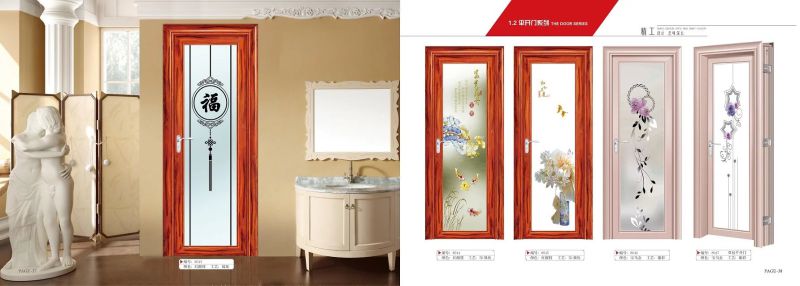 Aluminium Door Sliding Door Toliet Door Wc Door Glasses Door Balcony Door (03)