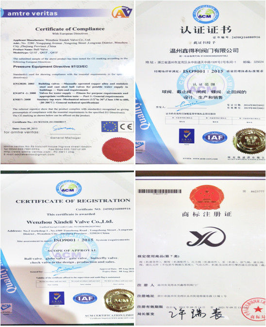 China Factory DIN2999 M3 Standard 3PC Ball Valve with Ce Certificate