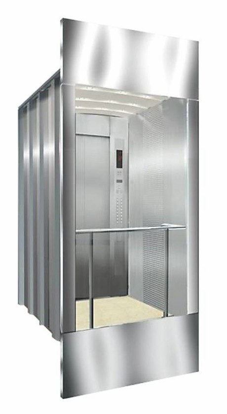 800kg Square Stainless Steel Panoramic Elevator (XNG-012)