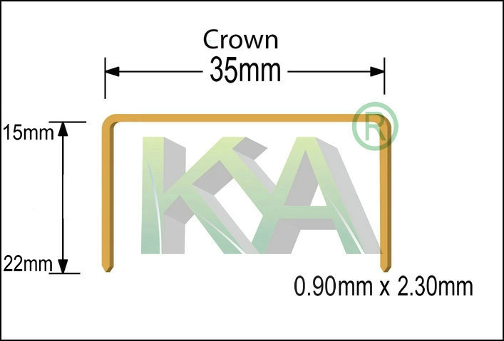 C Series Carton Sealer Staple for Packaging