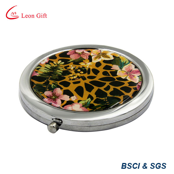 Custom Printing Flower Makeup Mirror for Advertising