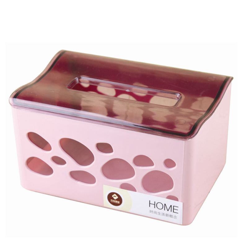 4 Color Available Fashionable Hollow Tissue Boxes