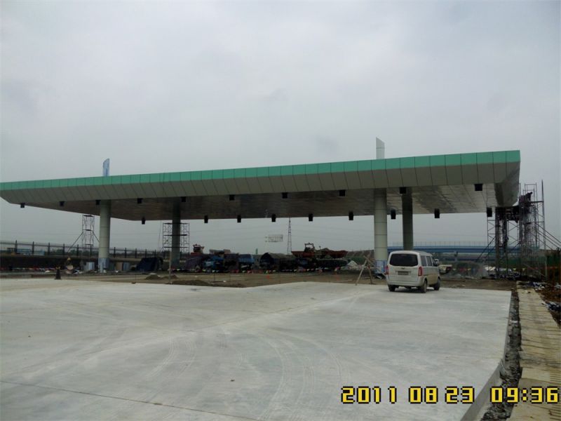 Al-Mg-Mn Panel Steel Frame Structure Toll Station Design