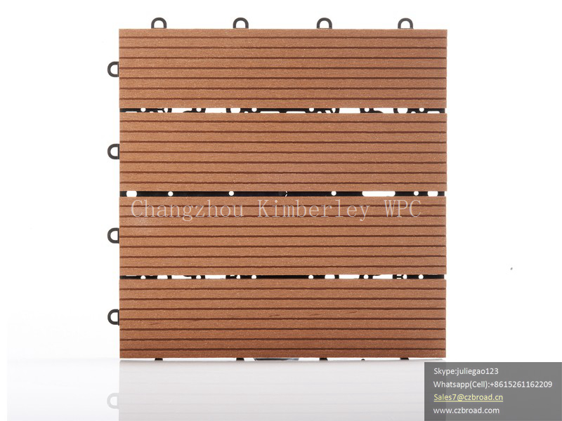 China Factory WPC Timber Tiles for Patio