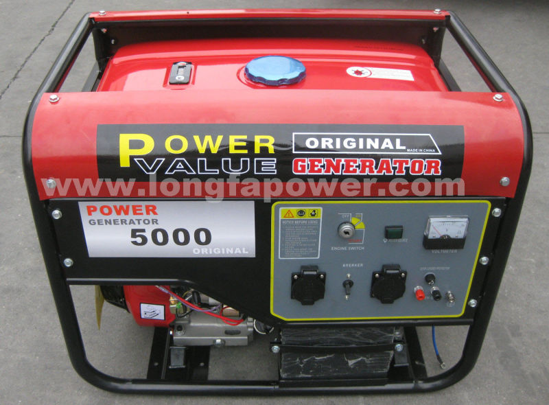 6kw 100% Copper Electric Start Gasoline Generator (AD5000-D)