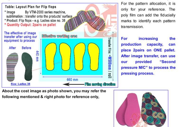 3D Shoes Heat Transfer Machine/EVA Garden Shoes Printing Machine