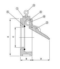 Wafer Single Disc Swing Check Valve Class150, 300, 600