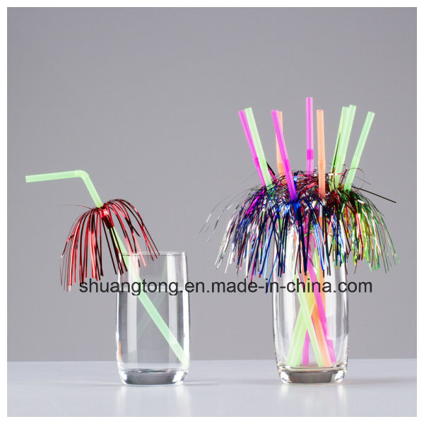 Flower Happy Holiday Creative Fireworks Straws