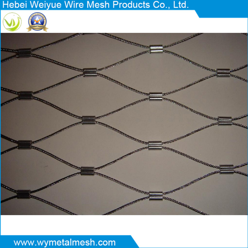 Stainless Steel Wire Rope Net/Netting for Zoo Enlcosures